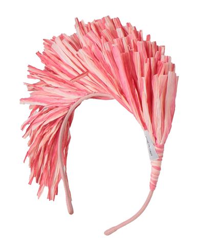 Elisabetta Franchi Woman Hair Accessory Pink Size - Metal, Cellulose