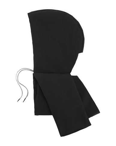 8 By Yoox Padded Scarf W/ Hood Woman Hat Black Size Onesize Polyester, Polyamide