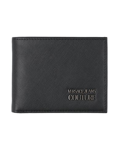 Versace Jeans Couture Man Wallet Black Size - Bovine Leather