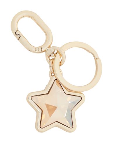 Furla Diamond Star Woman Key Ring Gold Size - Metal, Glass