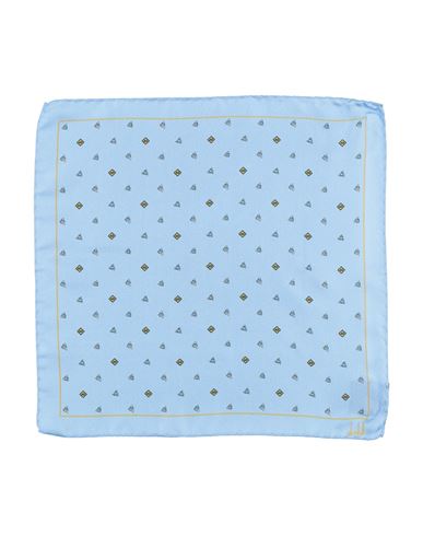 Dunhill Man Scarf Sky Blue Size - Mulberry Silk