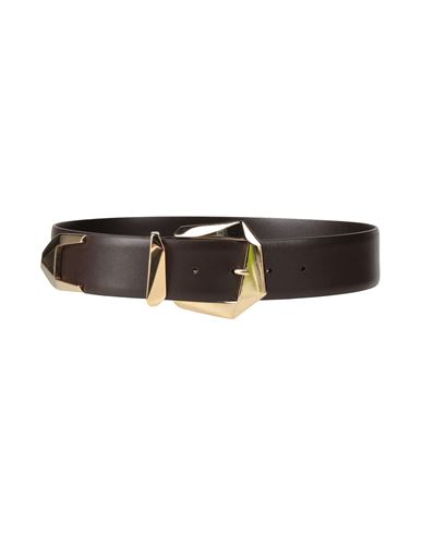 Alberta Ferretti Woman Belt Dark Brown Size L Calfskin