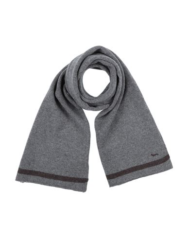 Shop Harmont & Blaine Man Scarf Lead Size - Wool, Cashmere In Grey