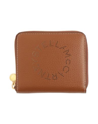 Stella Mccartney Woman Wallet Tan Size - Textile Fibers In Brown