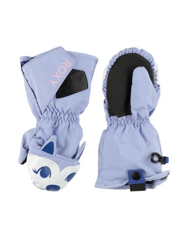 Roxy Babies'  Moffola Snow Snows Up Mitt Toddler Girl Gloves Lilac Size 3 Polyester, Polyurethane In Purple