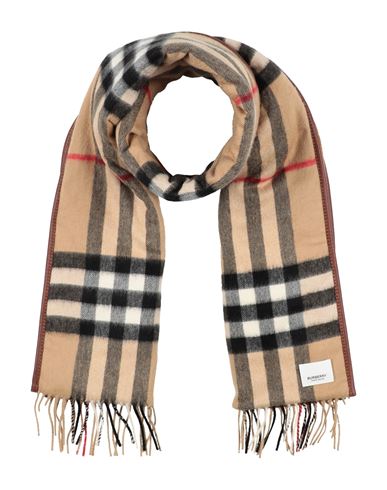Burberry Man Scarf Beige Size - Cashmere In Neutral