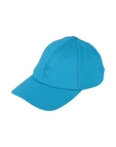 Shop Wooyoungmi Man Hat Azure Size Onesize Cotton In Blue