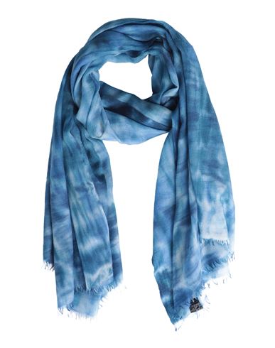 Shop Isabel Marant Man Scarf Blue Size - Wool, Cashmere