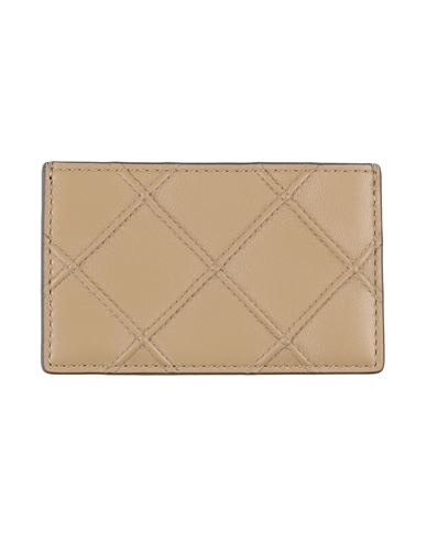 Tory Burch Man Document Holder Khaki Size - Leather In Beige