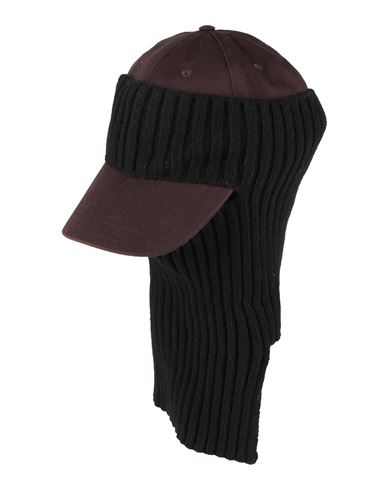 Givenchy Man Hat Black Size Onesize Cotton, Acrylic, Virgin Wool, Cashmere