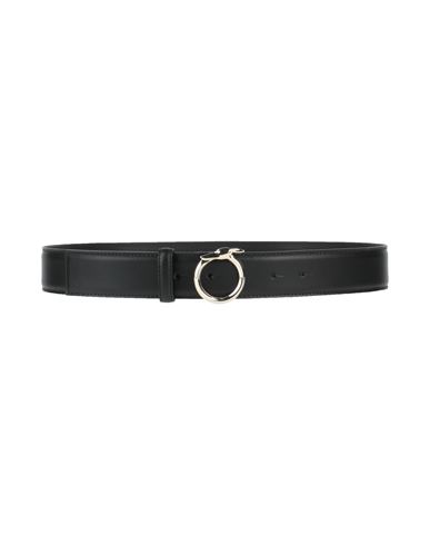 Shop Trussardi Woman Belt Black Size 38 Calfskin