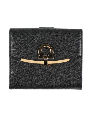 Ferragamo Woman Wallet Black Size - Calfskin