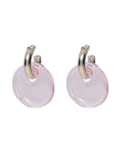 Chloé Woman Earrings Pink Size - Brass, Mineral Glass