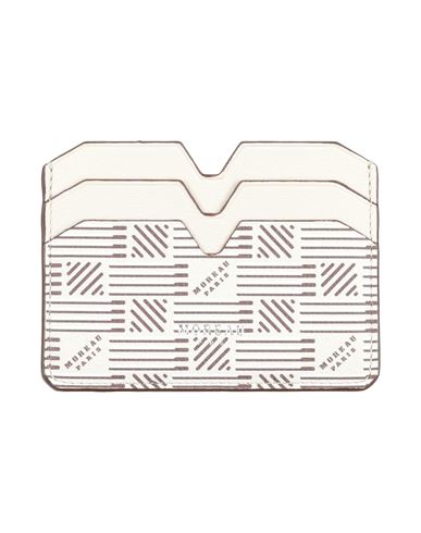 Moreau Paris Woman Cardholder Cream Size - Calfskin In White