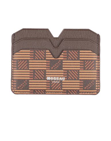 Moreau Paris Woman Cardholder Dark Brown Size - Calfskin In Brown