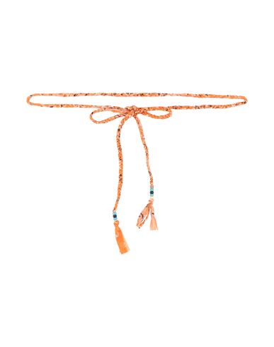 Alanui Woman Belt Orange Size Onesize Cotton, Acrylic