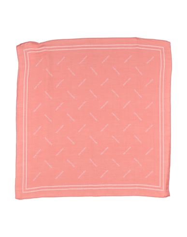 Shop Trussardi Woman Scarf Salmon Pink Size - Cotton, Modal