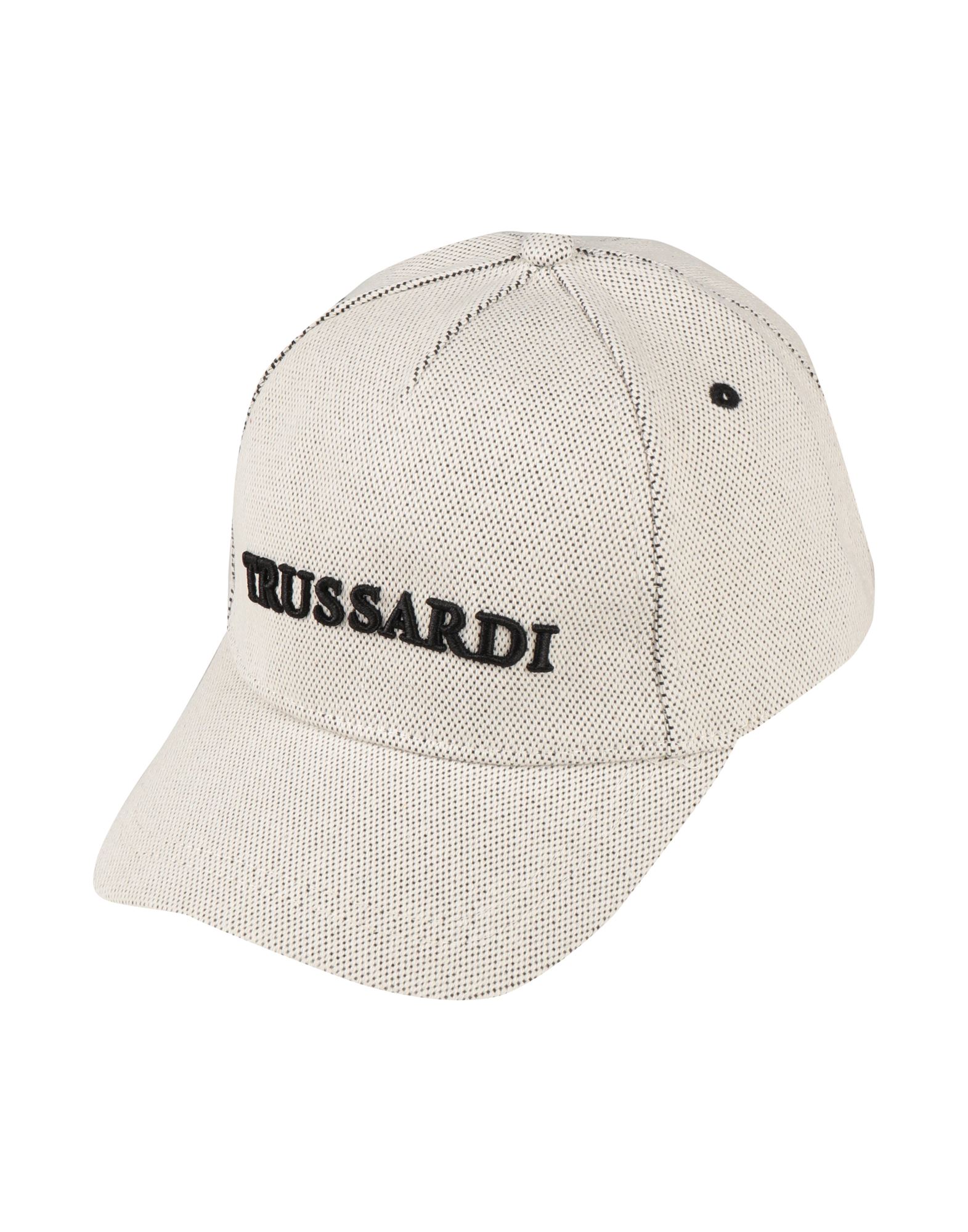 《セール開催中》TRUSSARDI メンズ 帽子 ブラック one size コットン 100%