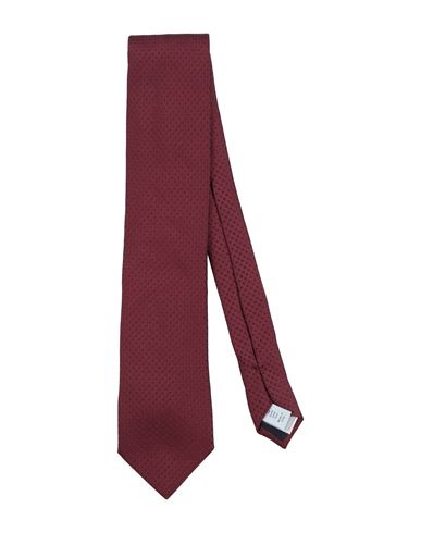 Eton Man Ties & Bow Ties Burgundy Size - Silk In Red