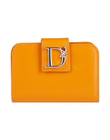 Dsquared2 Woman Wallet Tan Size - Leather In Orange