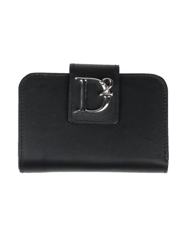 Dsquared2 Woman Wallet Black Size - Leather