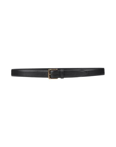 Officine Creative Italia Man Belt Black Size 38 Leather