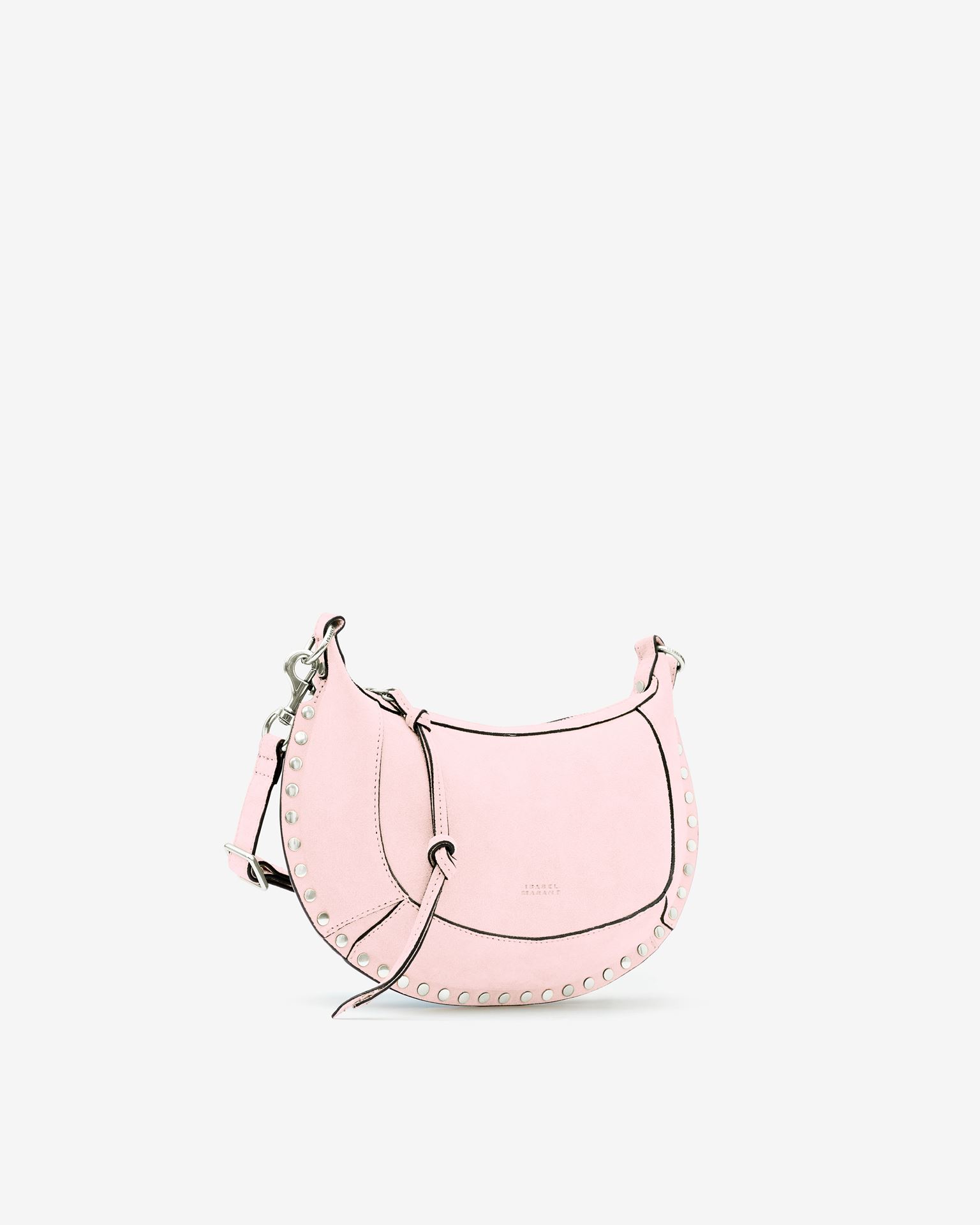 Isabel Marant Oskan Moon Shoulder Bag In Pink