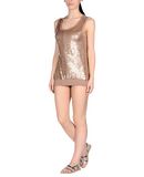 TWINSET Damen Strandkleid Farbe Hellbraun Gr��e 5