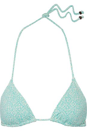 EBERJEY Havana Soul Gisele printed triangle bikini top