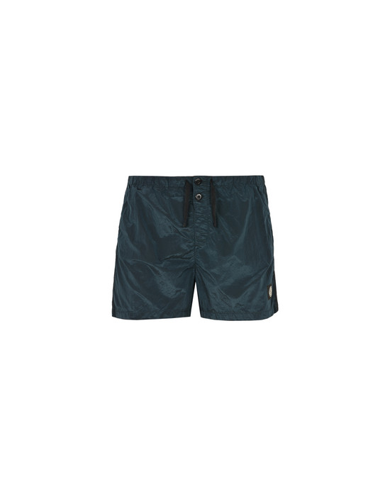 47224983oq - 泳装 STONE ISLAND 平角沙滩裤 B0643 NYLON METAL STONE ISLAND - 0