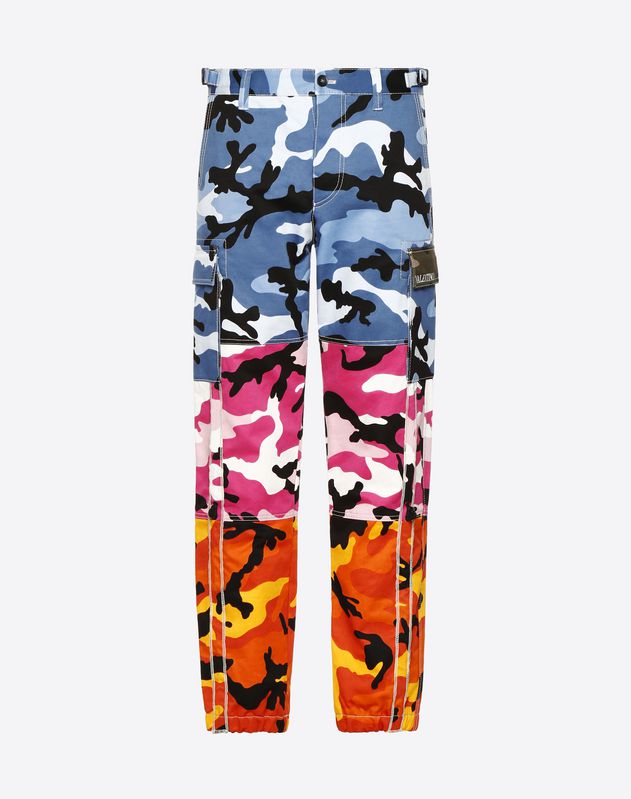 valentino camo pants