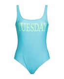 ALBERTA FERRETTI Damen Badeanzug Farbe Azurblau Gr��e 3