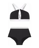 ROSETTA GETTY Damen Bikini Farbe Schwarz Gre 3