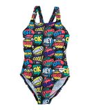 ARENA M�dchen 3-8 jahre Badeanzug Farbe Schwarz Gr��e 6