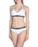 KARL LAGERFELD Damen Bikini Farbe Wei� Gr��e 6