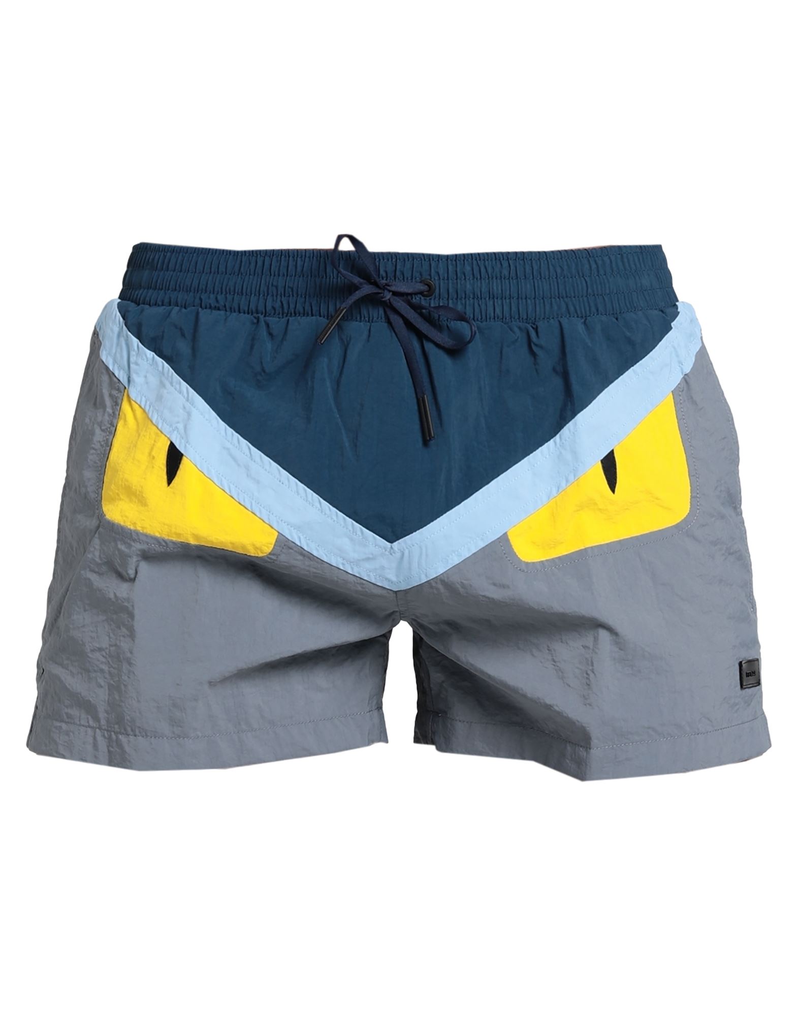 fendi swim trunks blue