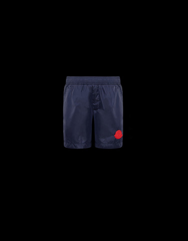 grey moncler swim shorts