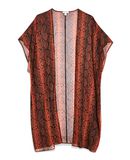 TOPSHOP Damen Strandkleid Farbe Rostrot Gr��e 4