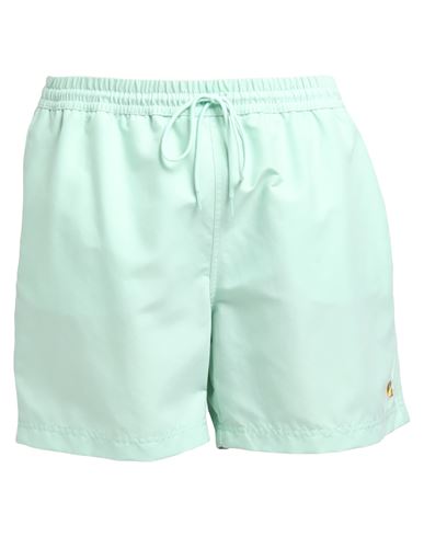 Carhartt Drawstring-waist Swim-shorts In Green