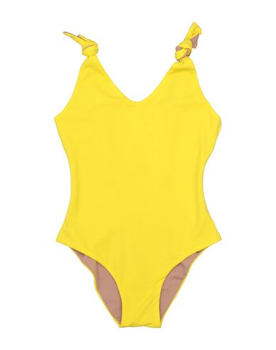 Fisichino Babies'  Toddler Girl One-piece Swimsuit Yellow Size 4 Polyamide, Elastane