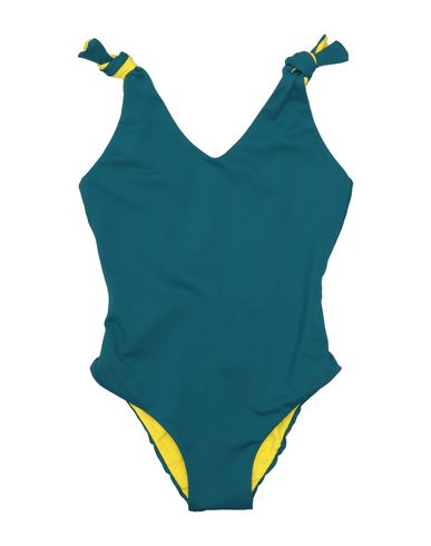 Fisichino Babies'  Toddler Girl One-piece Swimsuit Deep Jade Size 6 Polyamide, Elastane In Green