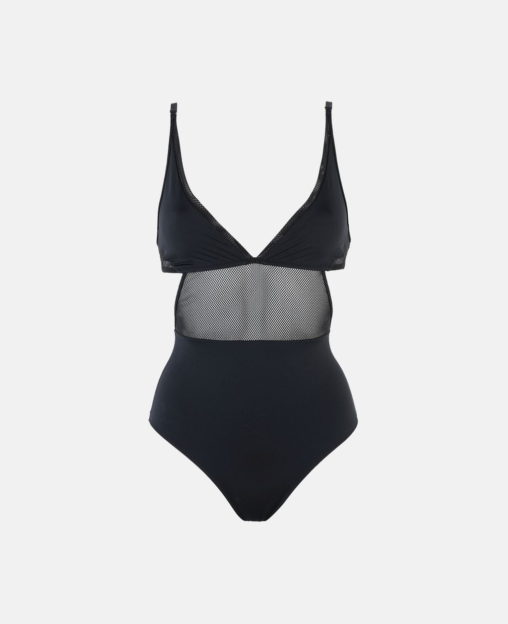 Stella Mccartney Black Sporty Mesh Swimsuit