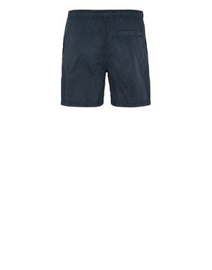 Stone Island Compass-badge seersucker shorts - Grey