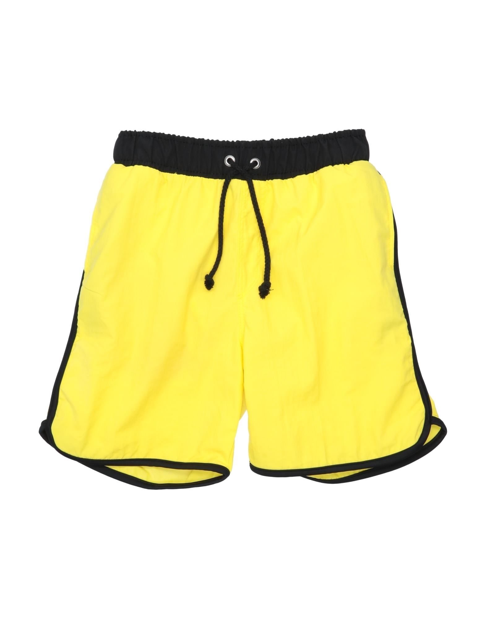 Yporqué Kids' Swim Trunks In Yellow