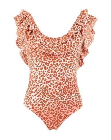 Love Stories Ruby Leopard Pink Woman One-piece swimsuit Pastel pink Size 32 A-B Polyamide, Elastane