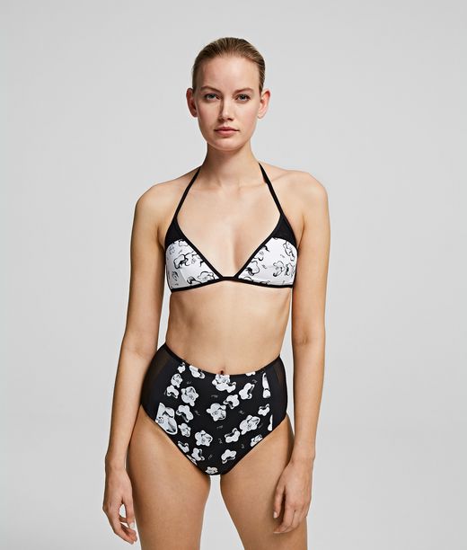 Image of Orchid Triangle Bikini Top