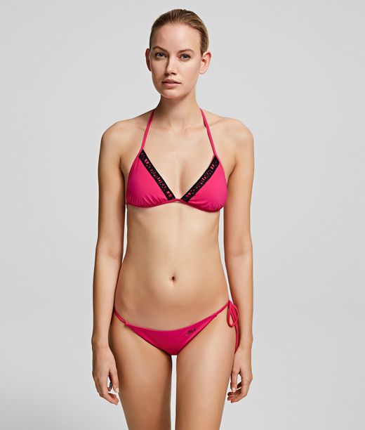 Image of Logo Triangle Bikini Top