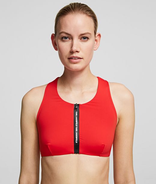 Image of Sporty High-Neck Bikini Top