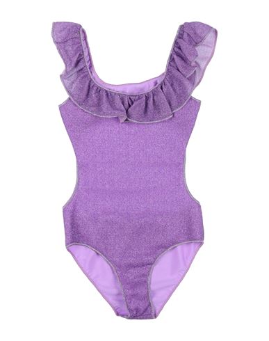 Oseree Babies' Oséree Toddler Girl One-piece Swimsuit Mauve Size 6 Polyester, Nylon, Elastane In Purple
