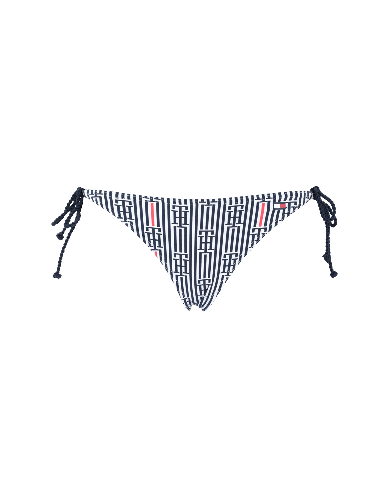 《セール開催中》TOMMY HILFIGER レディース ビキニ ボトムス ダークブルー XS ポリイミド 73% / ポリウレタン 27% STRING SIDE TIE BIKINI